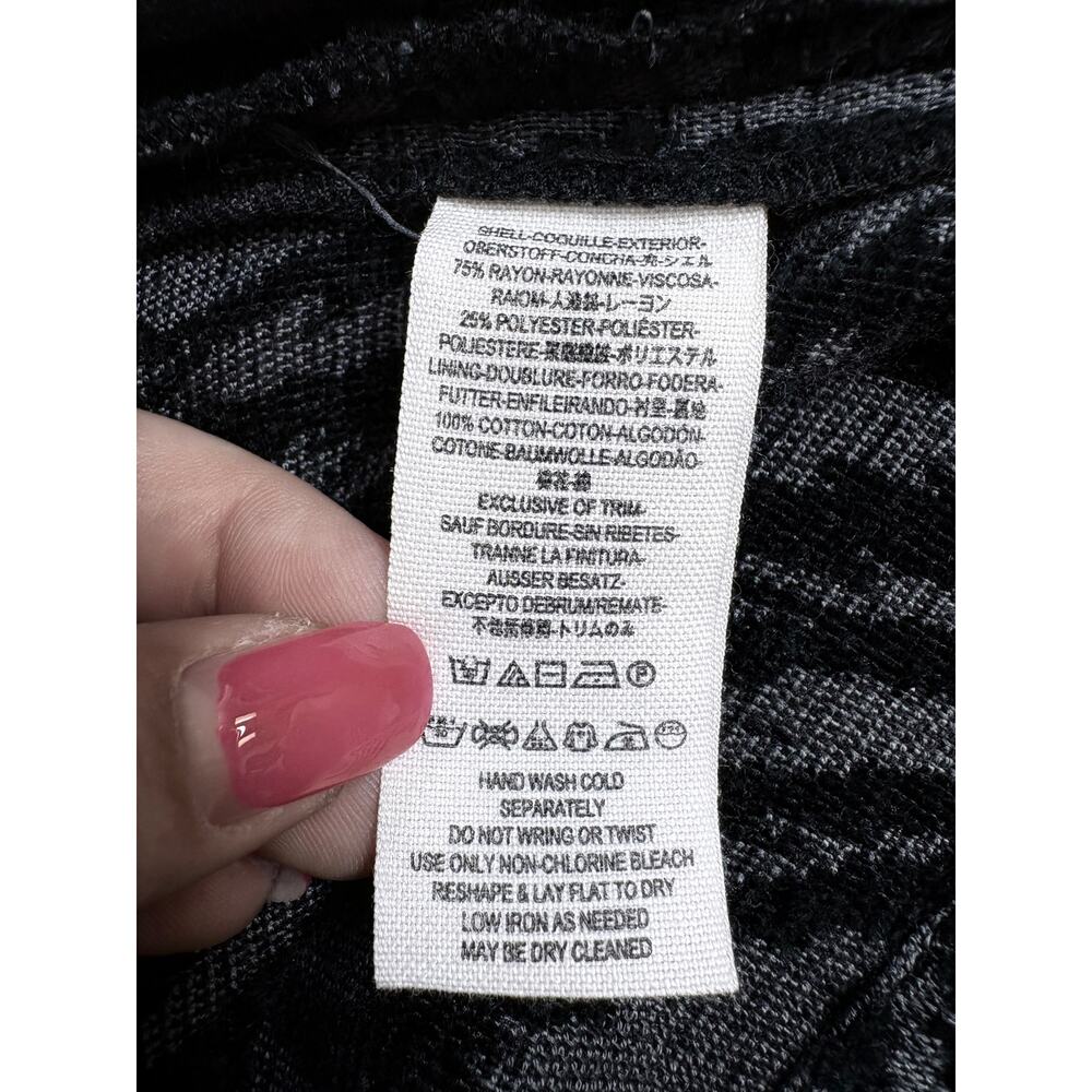 Free People Chenille Zebra Drop Waist Pleated Mini Dress Pockets Boho Fall XS - Picture 16 of 16